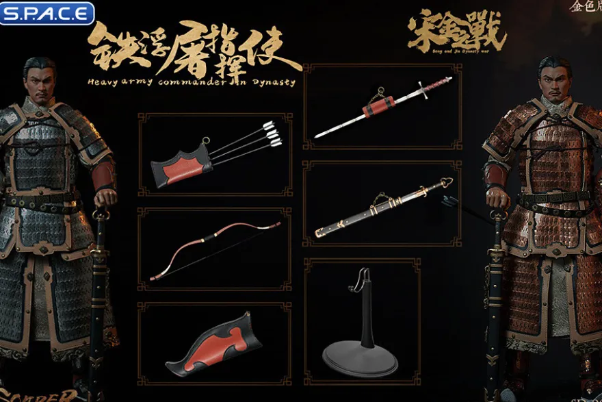 1/6 Scale Heavy Army Commander Jin Dynasty - Silver Version