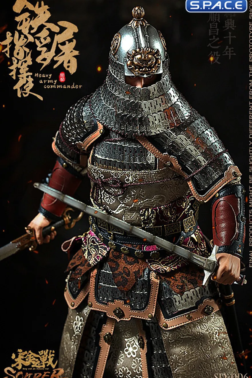 1/6 Scale Heavy Army Commander Jin Dynasty - Silver Version