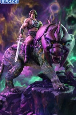1/10 Scale He-Man and Battle Cat Art Scale Statue