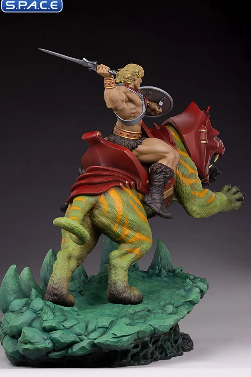 1/4 Scale He-Man & Battle Cat Maquette