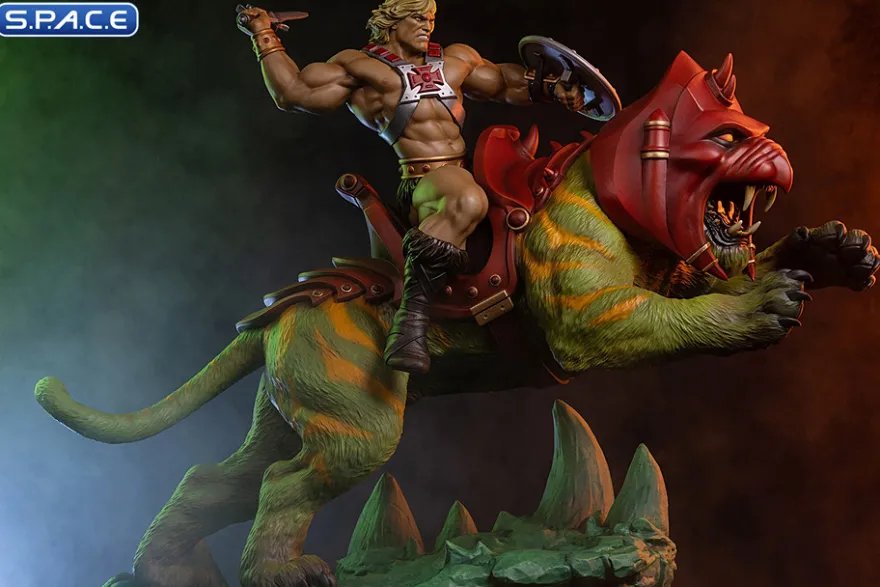 1/4 Scale He-Man & Battle Cat Maquette