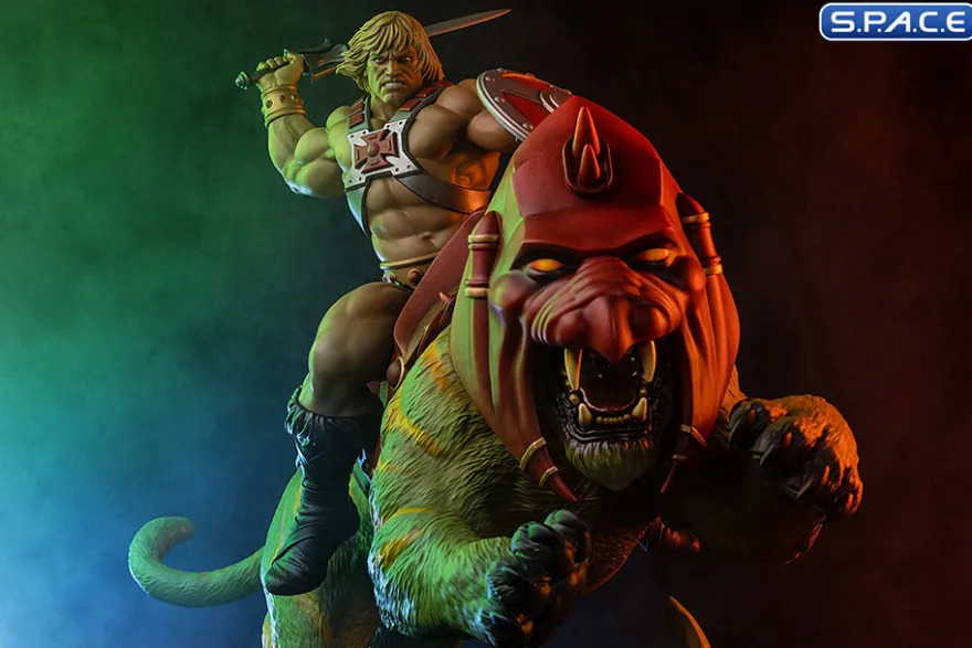 1/4 Scale He-Man & Battle Cat Maquette