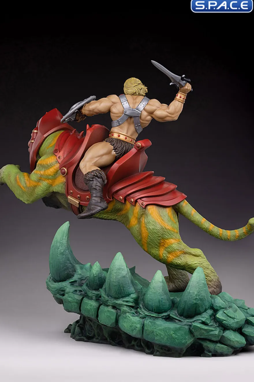 1/4 Scale He-Man & Battle Cat Maquette