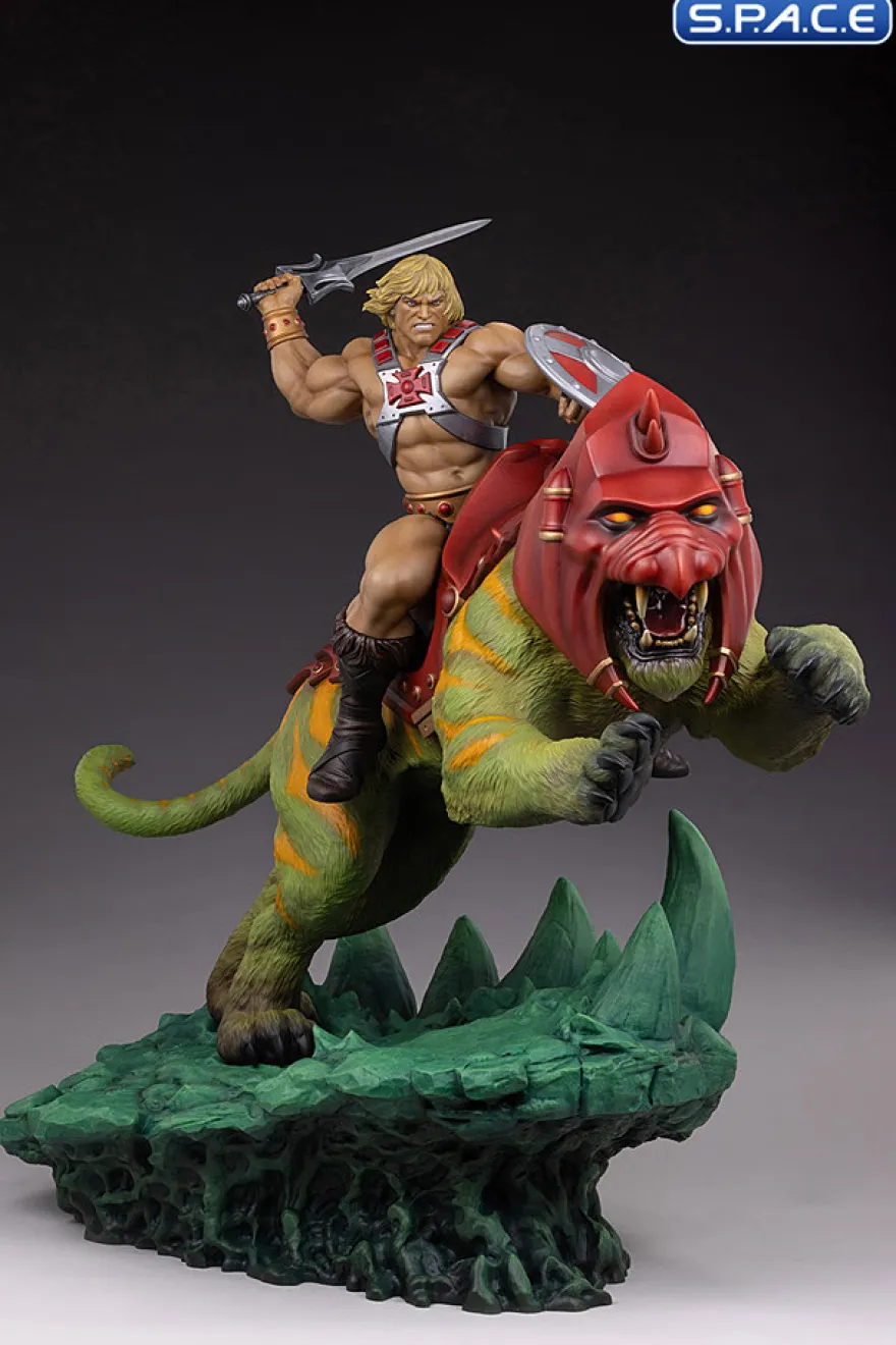 1/4 Scale He-Man & Battle Cat Maquette