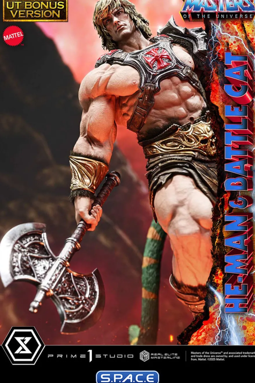 1/4 Scale He-Man & Battle Cat Real Elite Masterline Statue