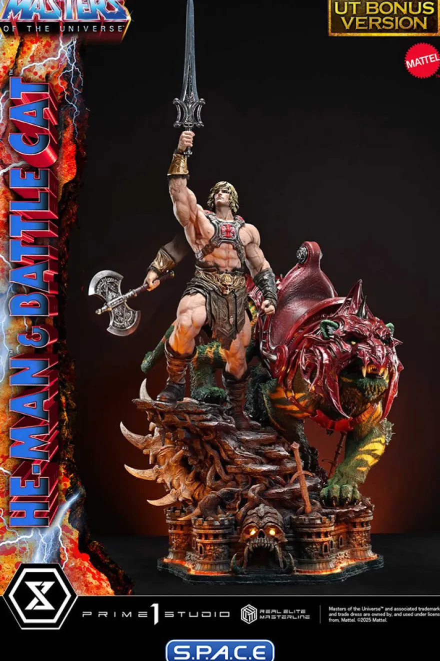 1/4 Scale He-Man & Battle Cat Real Elite Masterline Statue