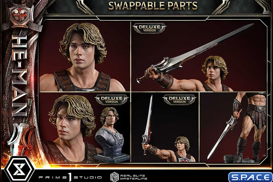 1/3 Scale He-Man Deluxe Real Elite Masterline Statue