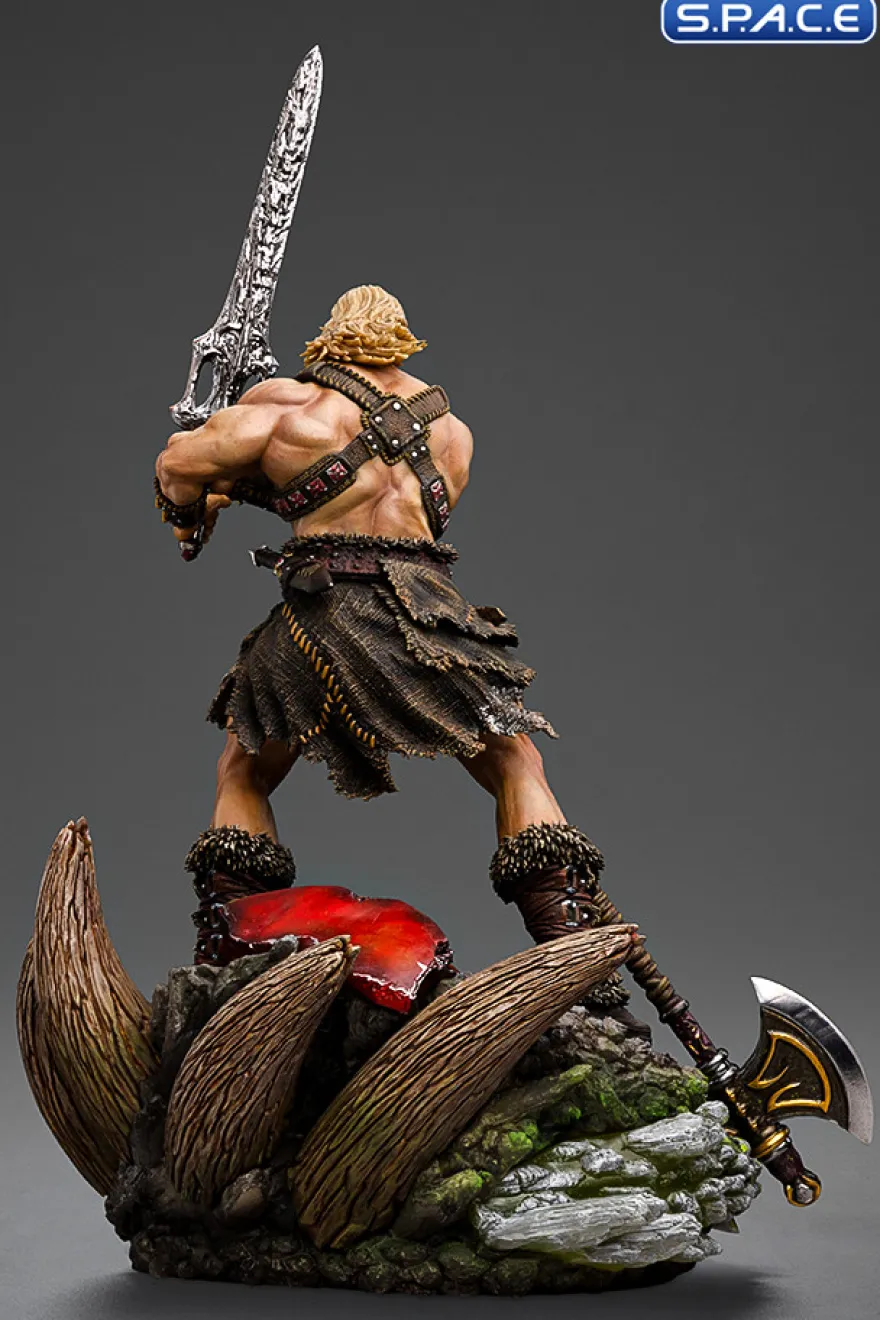 1/10 Scale He-Man Unleashed Deluxe Art Scale Statue