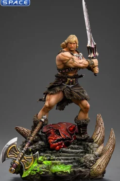 1/10 Scale He-Man Unleashed Deluxe Art Scale Statue