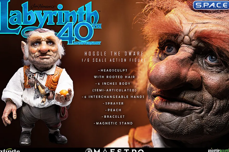 1/6 Scale Hoggle the Dwarf Maestro Line