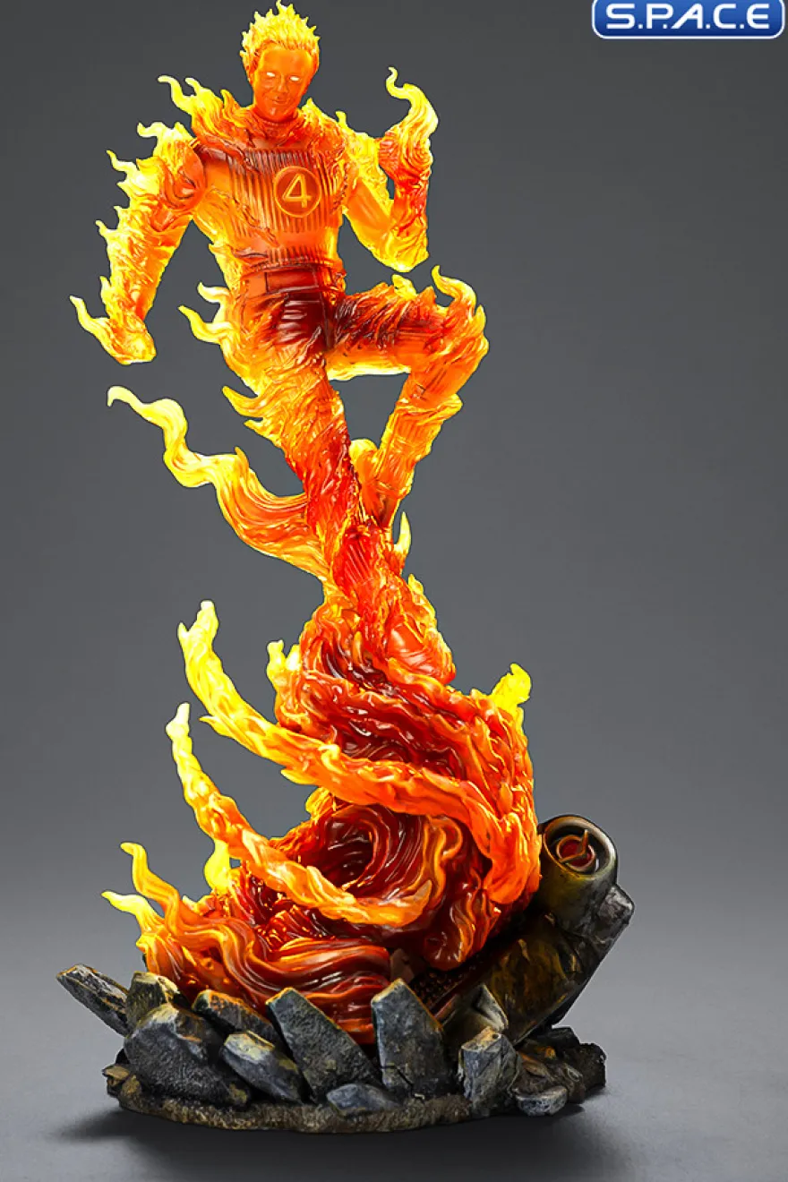 1/10 Scale Human Torch Art Scale Statue