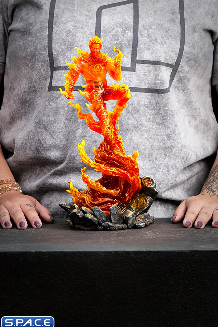 1/10 Scale Human Torch Art Scale Statue