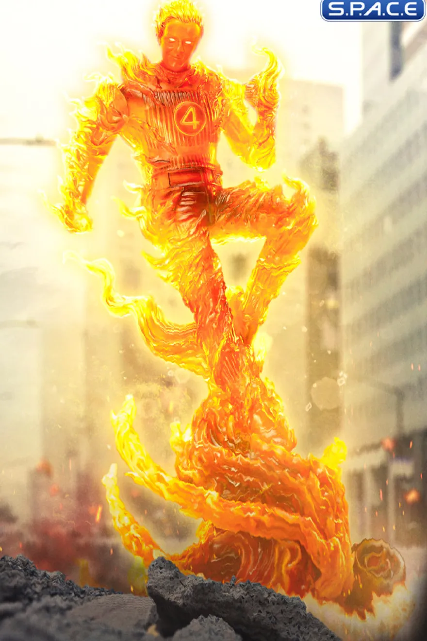 1/10 Scale Human Torch Art Scale Statue