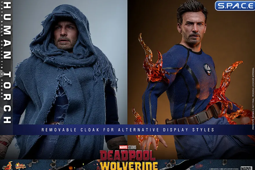 1/6 Scale Human Torch Movie Masterpiece MMS789