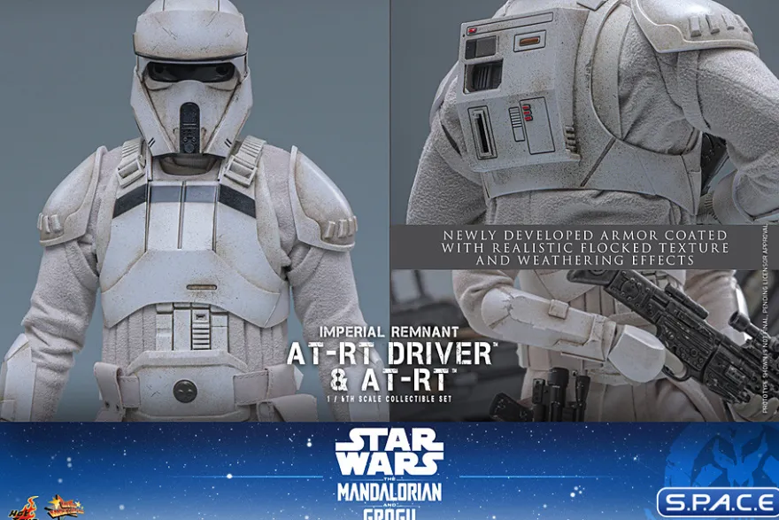 1/6 Scale Imperial Remnant AT-RT Driver & AT-RT Movie Masterpiece Set MMS875