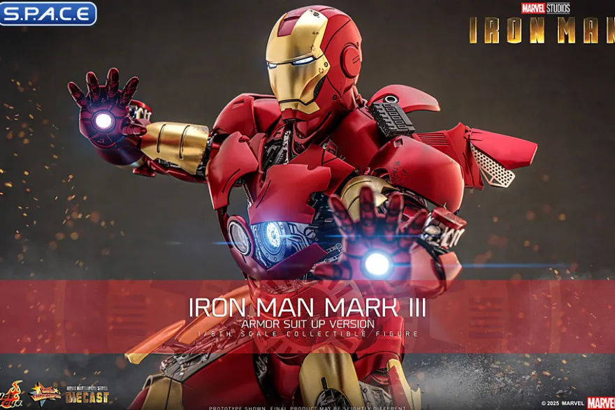 1/6 Scale Iron Man Mark III Armor Suit Up Version
