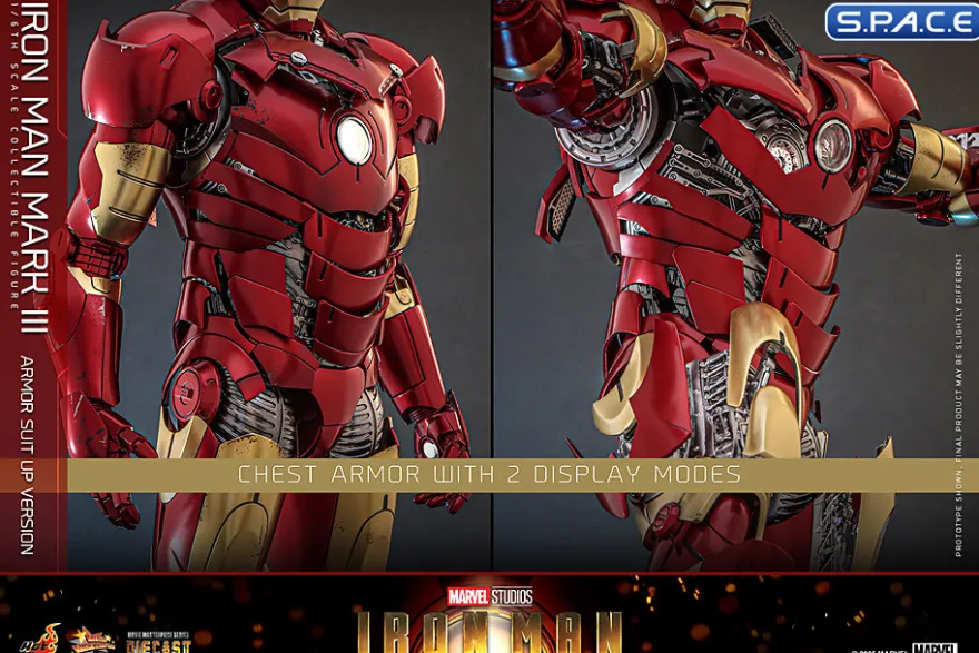 1/6 Scale Iron Man Mark III Armor Suit Up Version