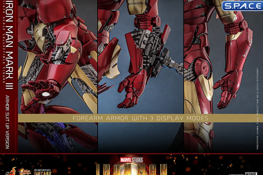1/6 Scale Iron Man Mark III Armor Suit Up Version