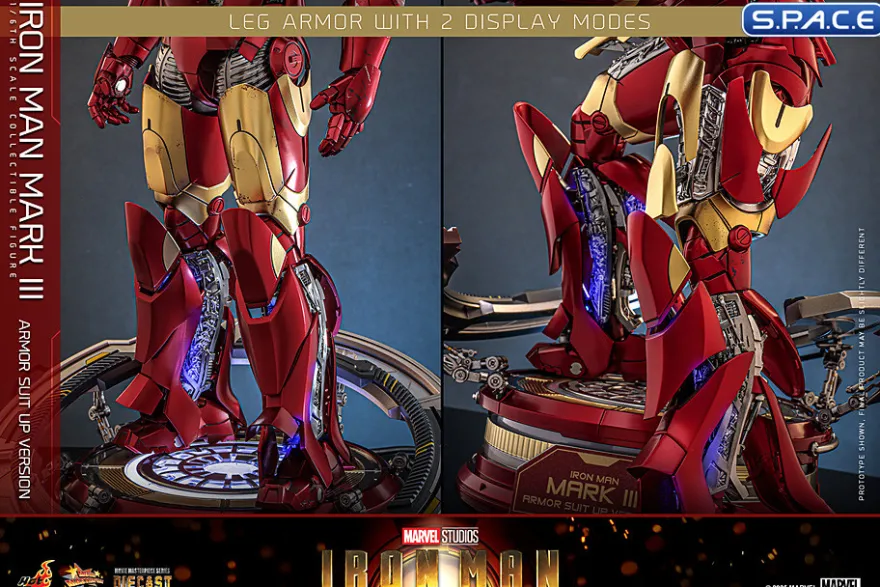 1/6 Scale Iron Man Mark III Armor Suit Up Version