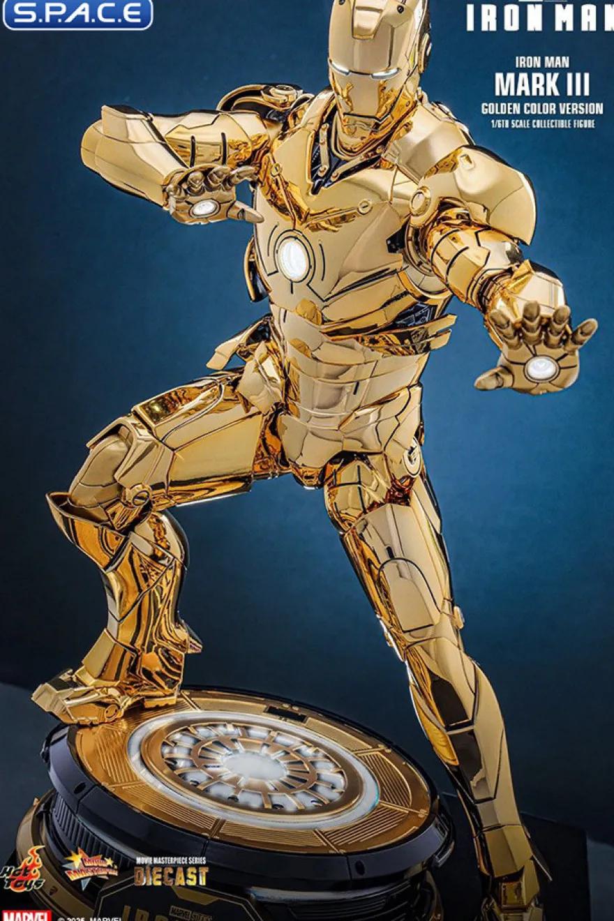 1/6 Scale Iron Man Mark III Gold Color Version