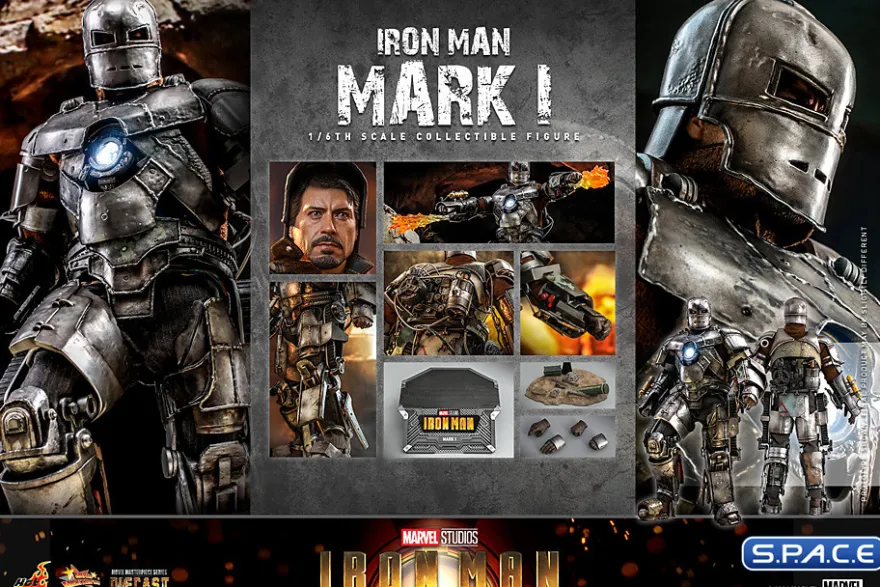 1/6 Scale Iron Man Mark I Movie Masterpiece MMS605D40