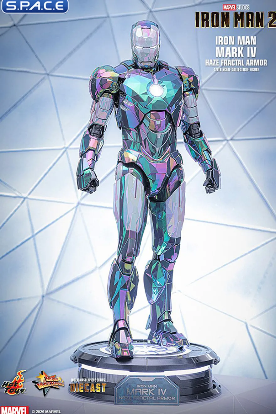 1/6 Scale Iron Man Mark IV Haze Fractal Armor Movie Masterpiece MMS855D79