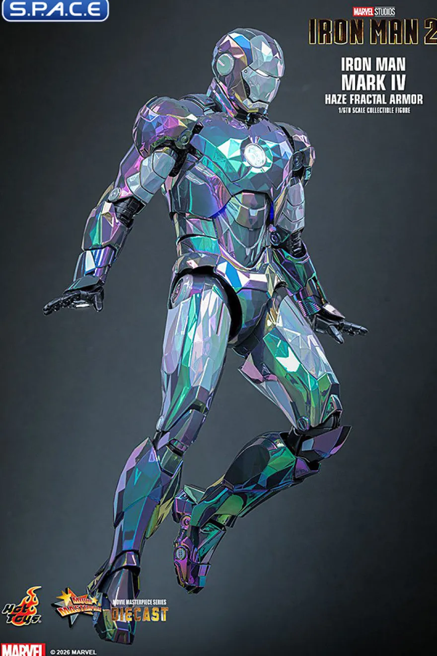 1/6 Scale Iron Man Mark IV Haze Fractal Armor Movie Masterpiece MMS855D79