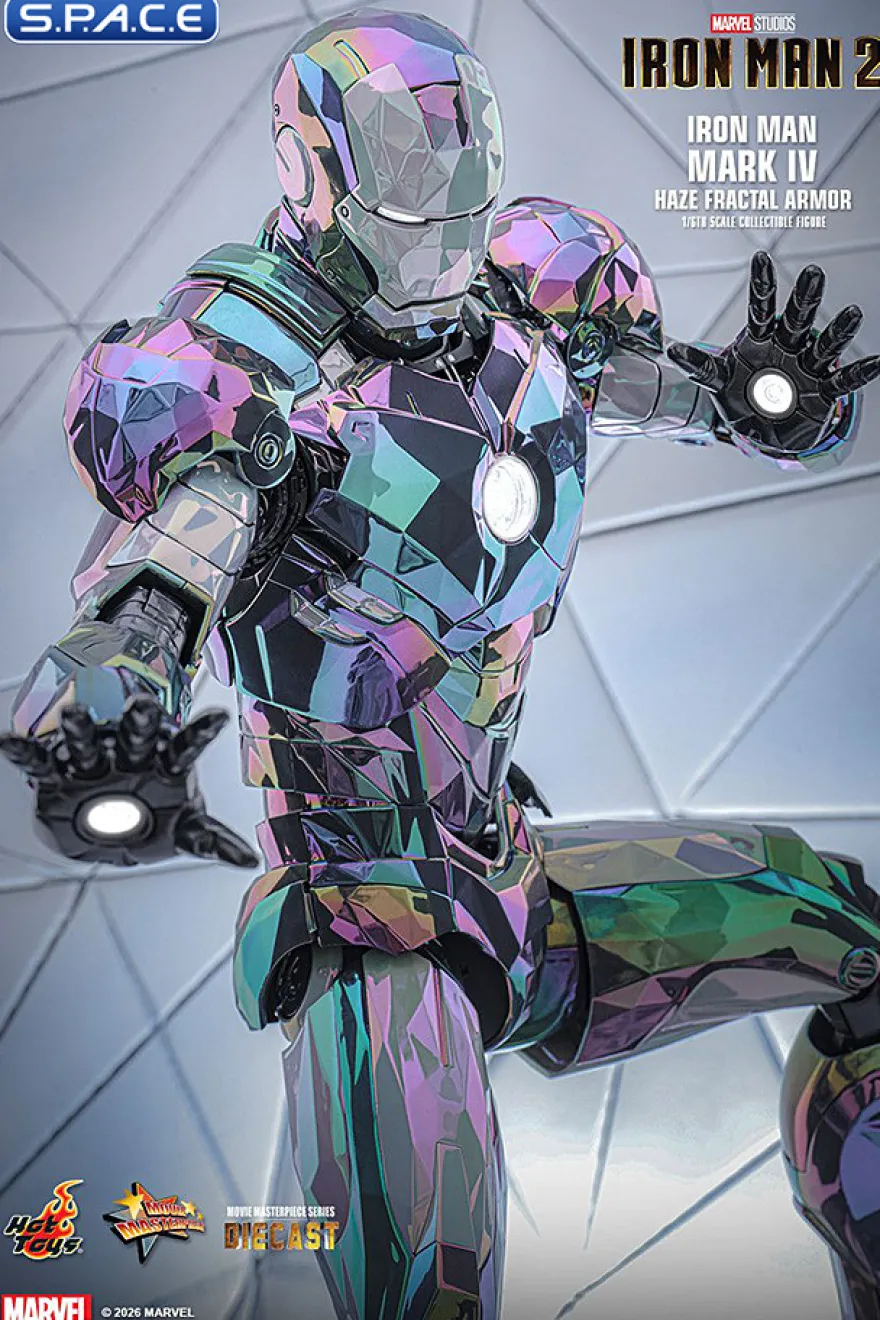 1/6 Scale Iron Man Mark IV Haze Fractal Armor Movie Masterpiece MMS855D79