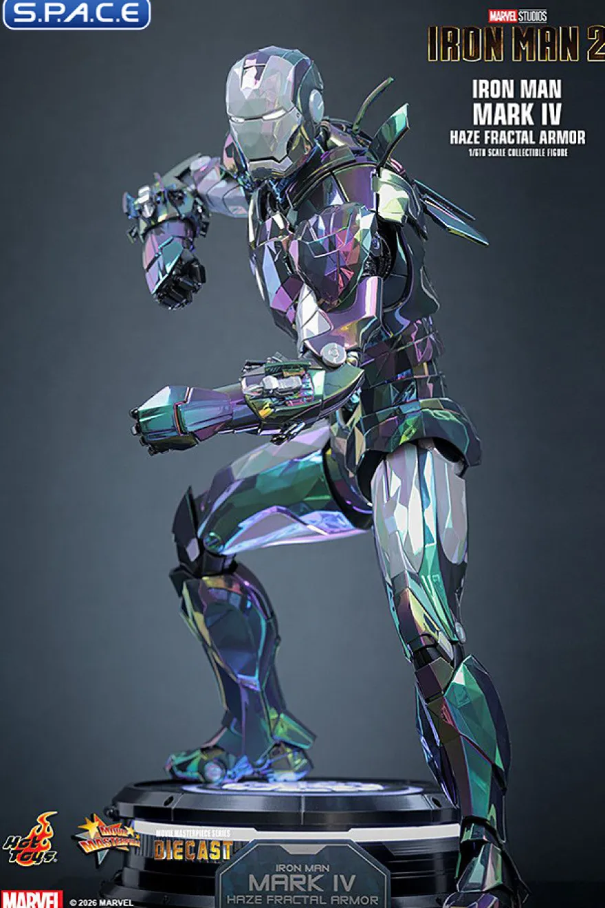 1/6 Scale Iron Man Mark IV Haze Fractal Armor Movie Masterpiece MMS855D79