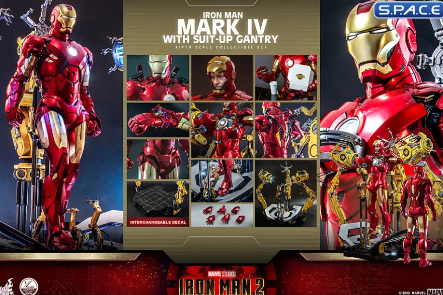1/4 Scale Iron Man Mark IV with Suit Up Gantry QS021