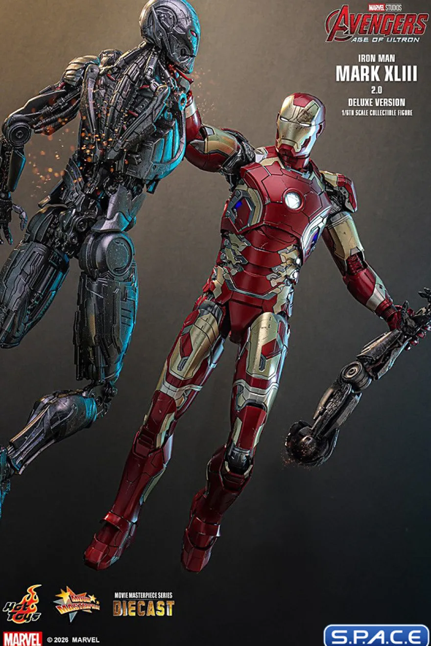 1/6 Scale Iron Man Mark XLIII 2.0 Deluxe Version Movie Masterpiece MMS866D81