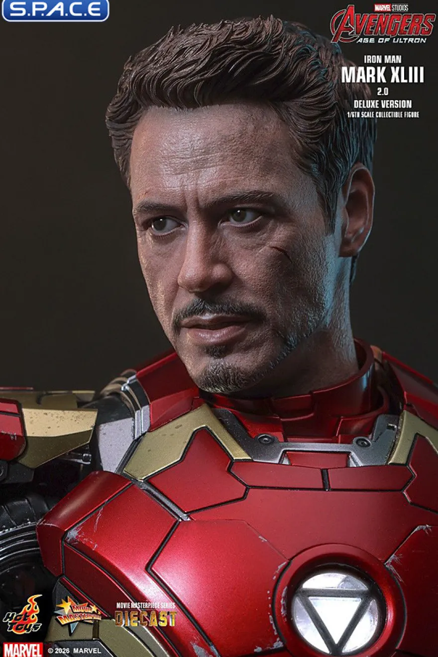 1/6 Scale Iron Man Mark XLIII 2.0 Deluxe Version Movie Masterpiece MMS866D81