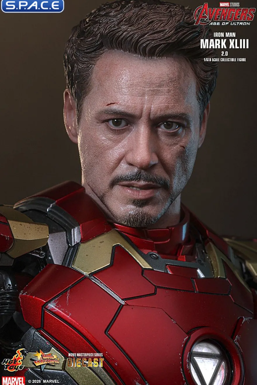 1/6 Scale Iron Man Mark XLIII 2.0 Movie Masterpiece MMS865D80