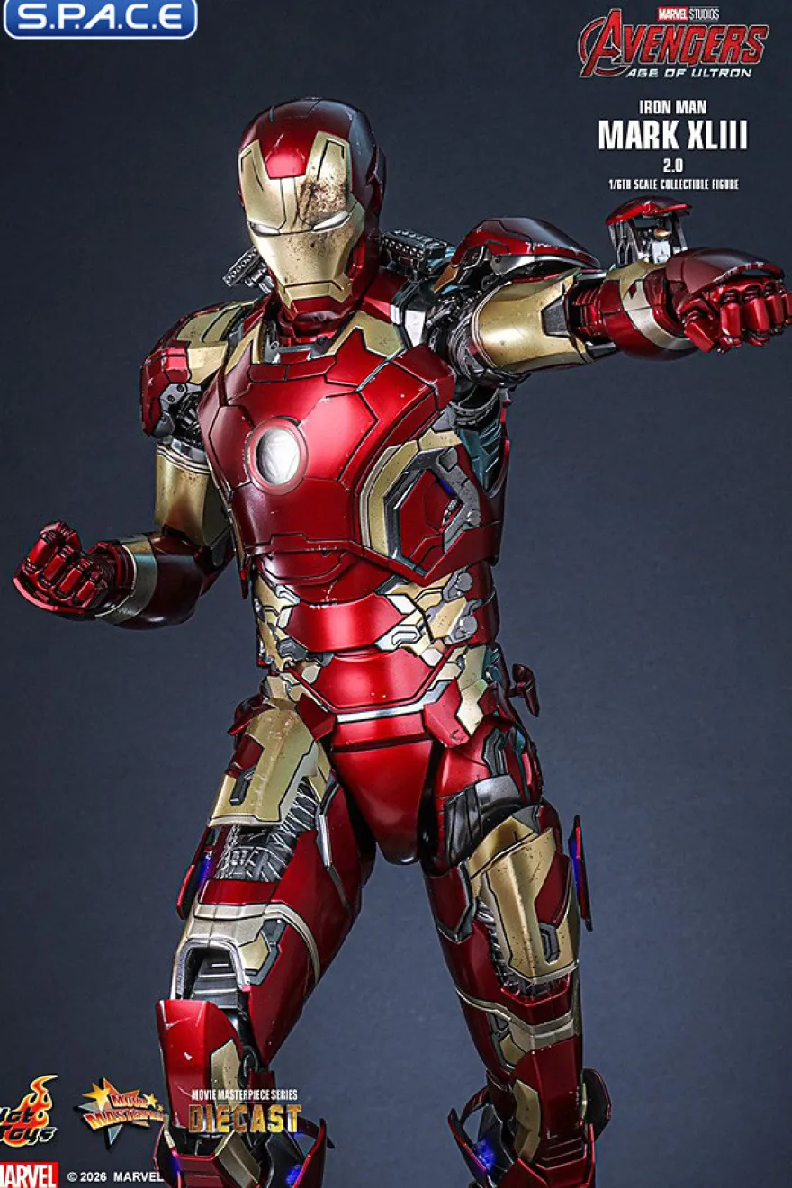 1/6 Scale Iron Man Mark XLIII 2.0 Movie Masterpiece MMS865D80