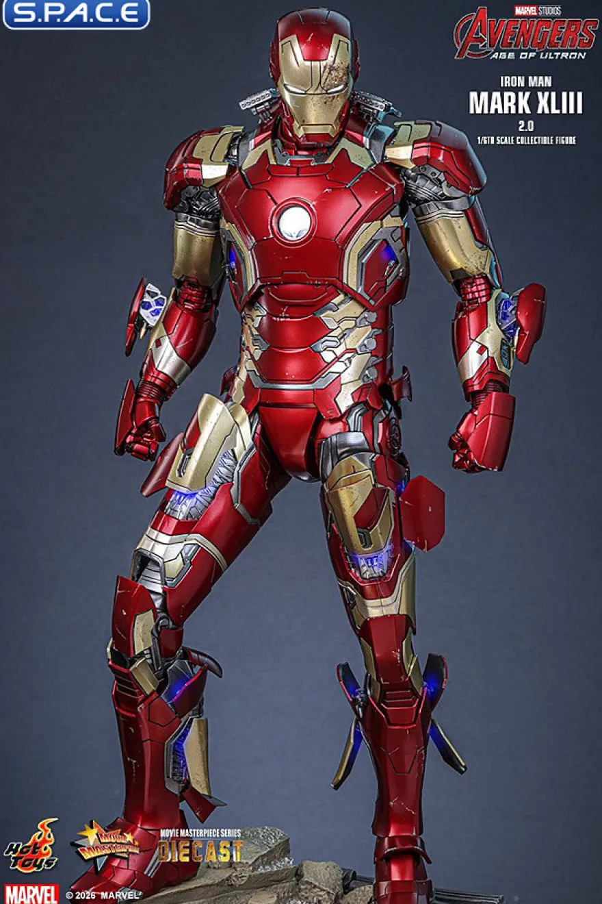 1/6 Scale Iron Man Mark XLIII 2.0 Movie Masterpiece MMS865D80