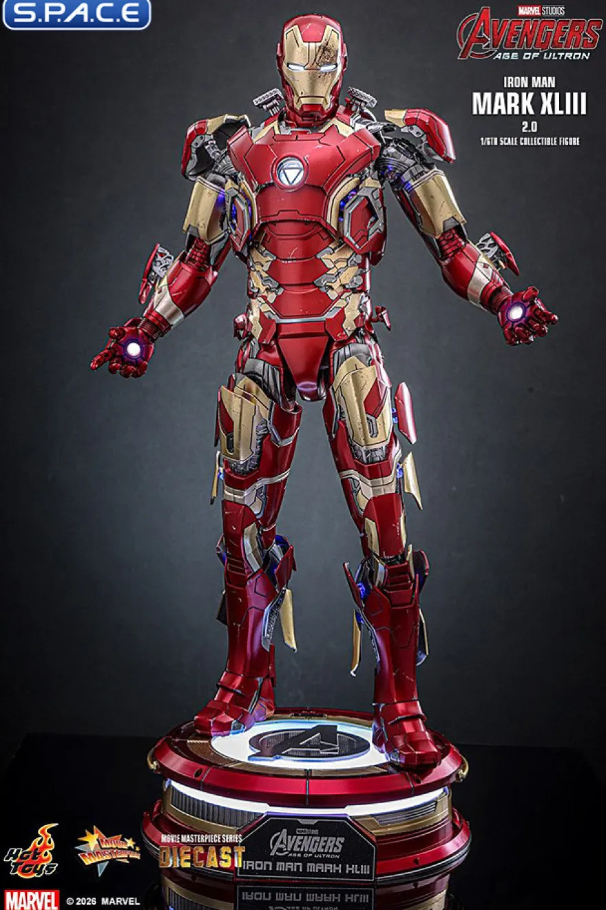 1/6 Scale Iron Man Mark XLIII 2.0 Movie Masterpiece MMS865D80