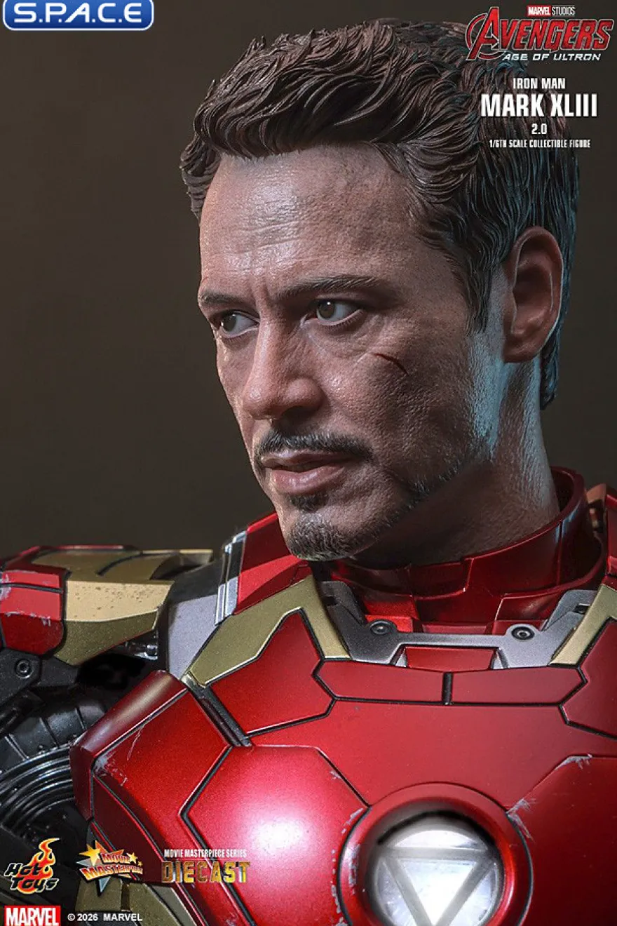 1/6 Scale Iron Man Mark XLIII 2.0 Movie Masterpiece MMS865D80