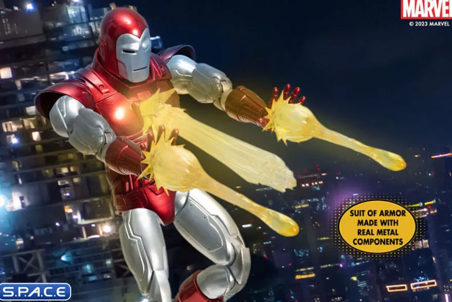 1/12 Scale Iron Man Silver Centurion One:12 Collective