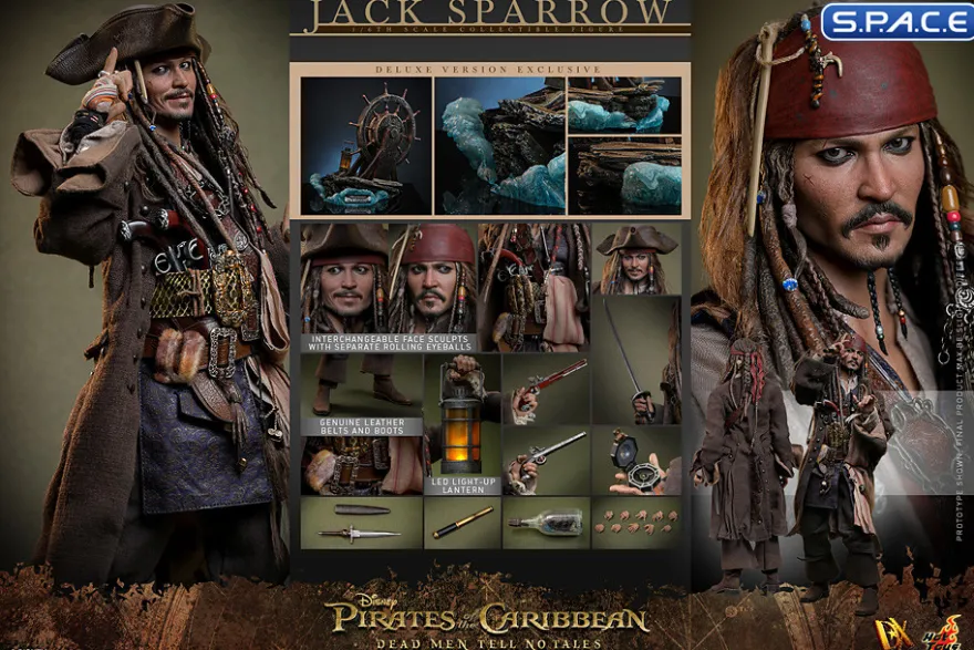 1/6 Scale Jack Sparrow Deluxe DX38