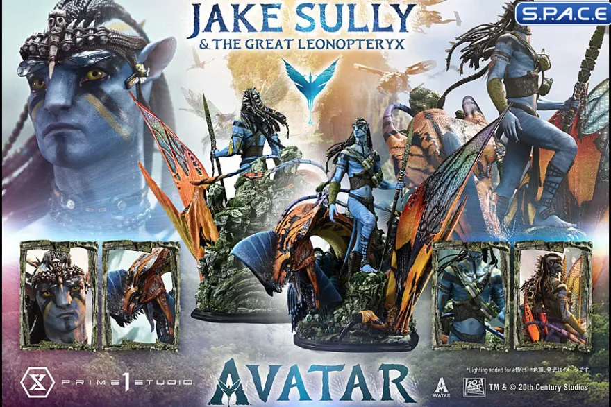 1/4 Scale Jake Sully & The Great Leonopteryx Real Elite Masterline Statue