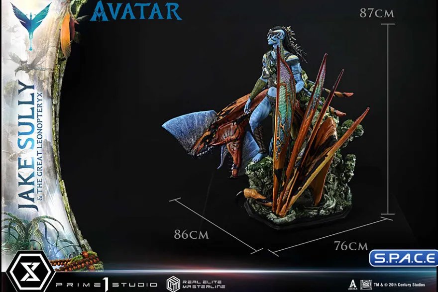 1/4 Scale Jake Sully & The Great Leonopteryx Real Elite Masterline Statue