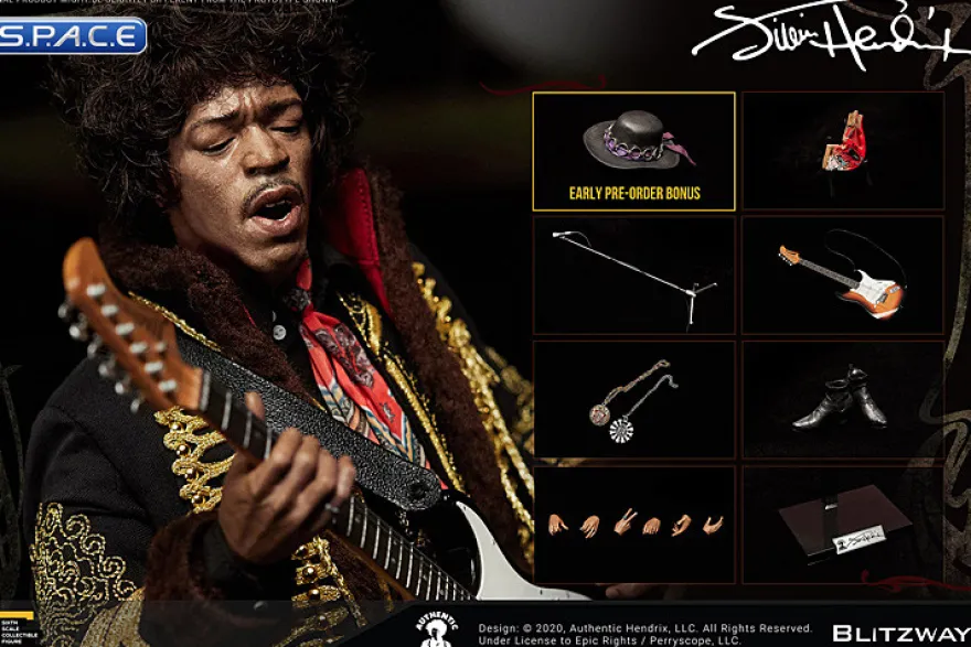 1/6 Scale Jimi Hendrix