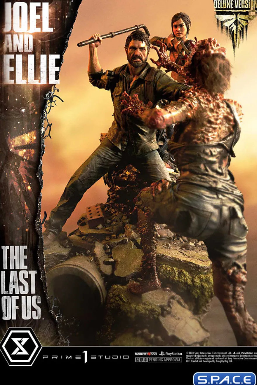 1/4 Scale Joel & Ellie Deluxe Ultimate Premium Masterline Statue