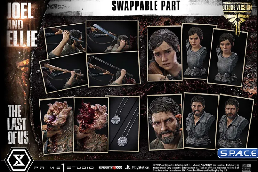 1/4 Scale Joel & Ellie Deluxe Ultimate Premium Masterline Statue