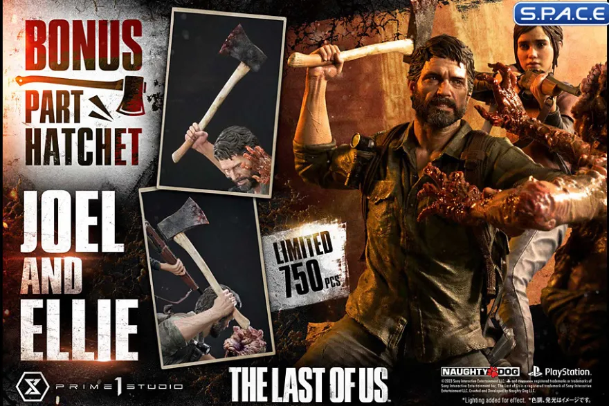 1/4 Scale Joel & Ellie Deluxe Ultimate Premium Masterline Statue