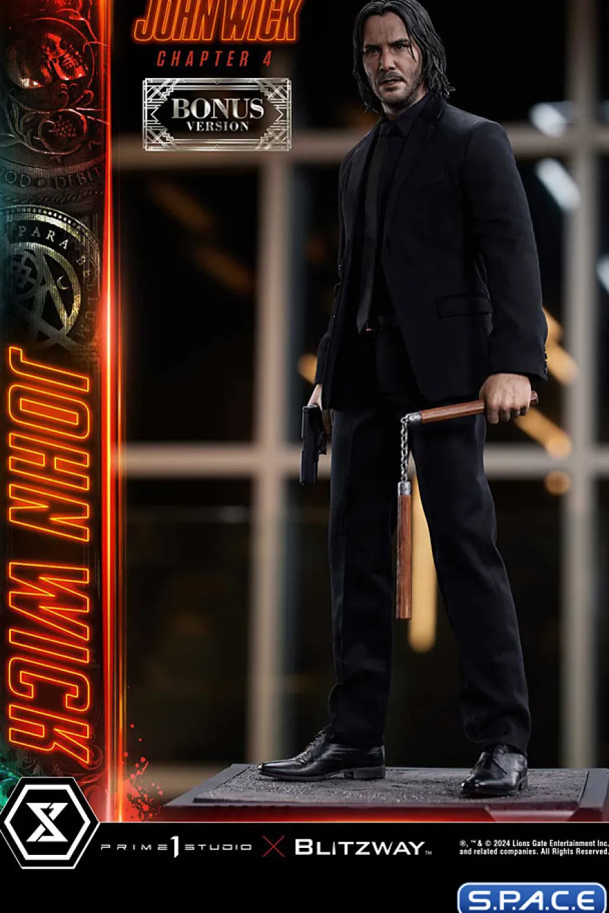 1/4 Scale John Wick Deluxe Premium Masterline Statue