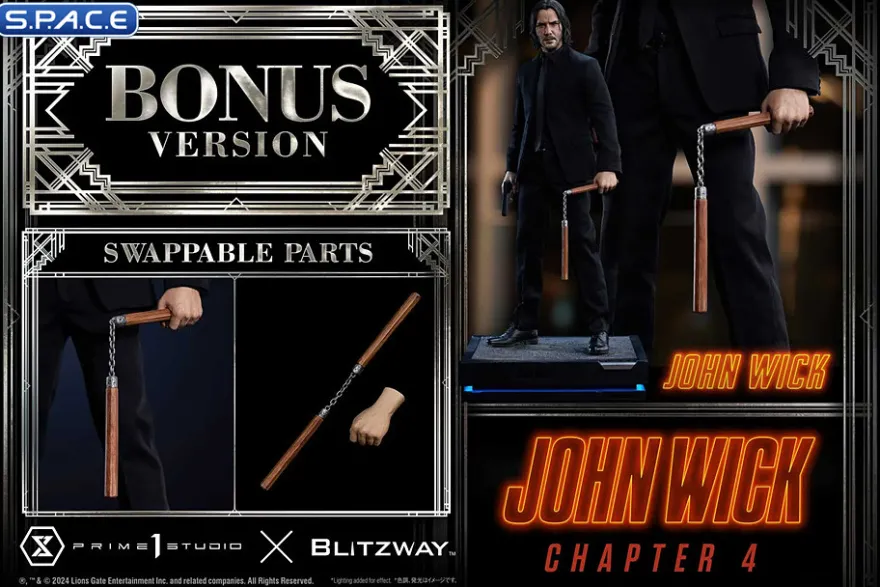 1/4 Scale John Wick Deluxe Premium Masterline Statue