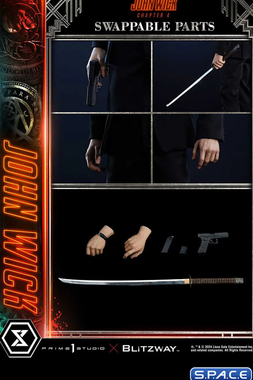 1/4 Scale John Wick Deluxe Premium Masterline Statue