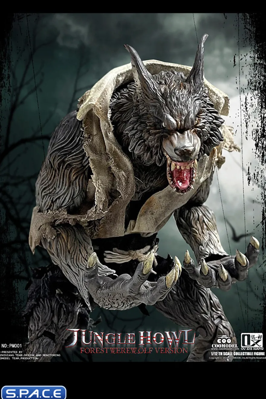 1/12 Scale Jungle Howl Forest Werewolf