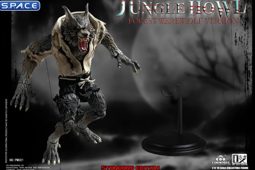 1/12 Scale Jungle Howl Forest Werewolf